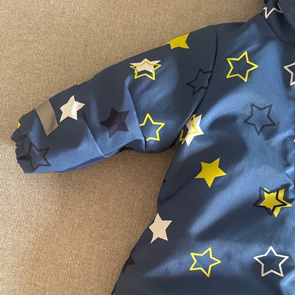 Star Patterned Baby Snowsuit - Picture 4 of 11